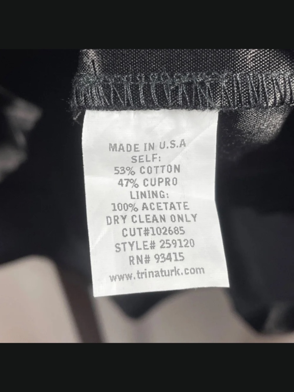 Trina Turk Skirt Womens 6 black designer classic circle skater - Picture 5 of 8
